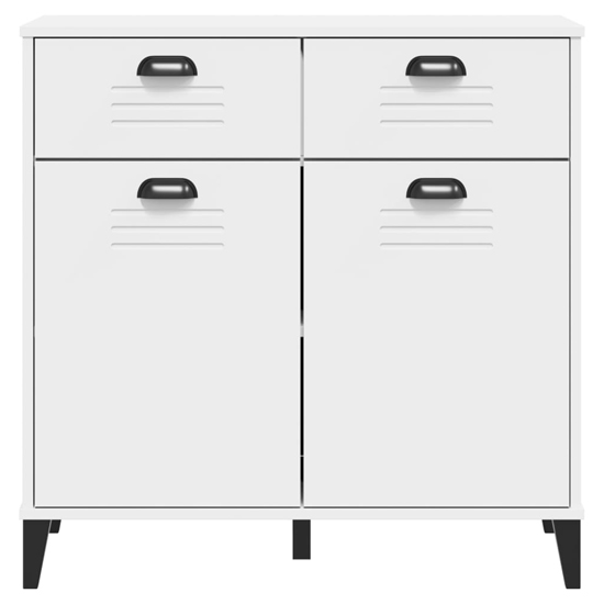 Widnes Wooden Sideboard With 2 Drawers In White