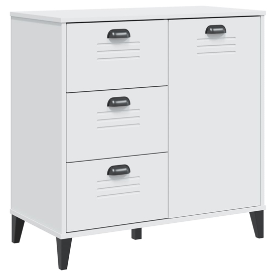 Widnes Wooden Sideboard With 3 Drawers In White