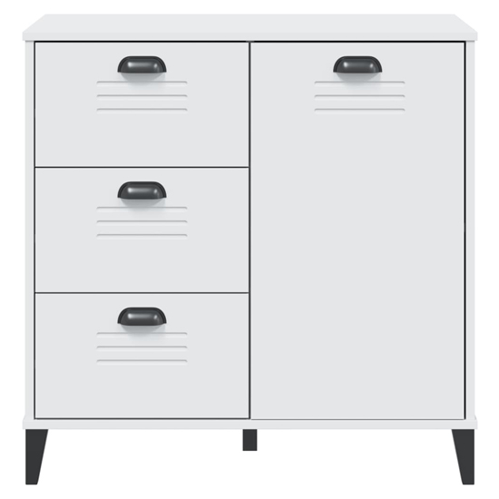 Widnes Wooden Sideboard With 3 Drawers In White