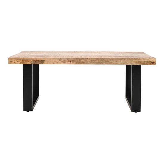 Salter Solid Mangowood Coffee Table In Rough Swan
