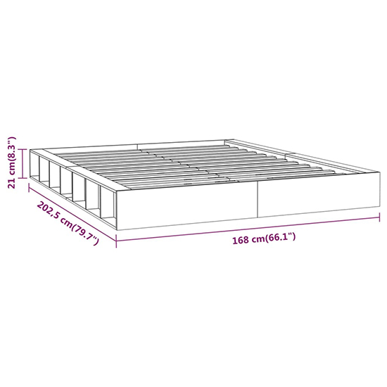Salus Solid Pinewood King Size Bed In Natural