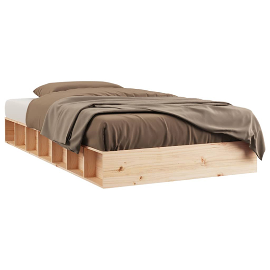 Salus Solid Pinewood Single Bed In Natural