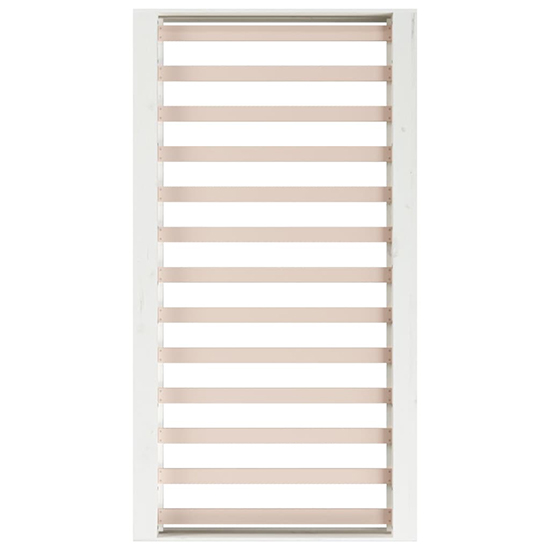 Salus Solid Pinewood Single Bed In White