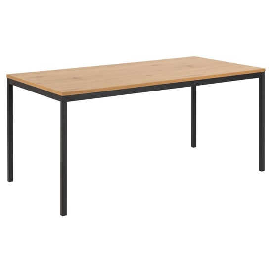 Read more about Salvo wooden dining table rectangular in matt wild oak