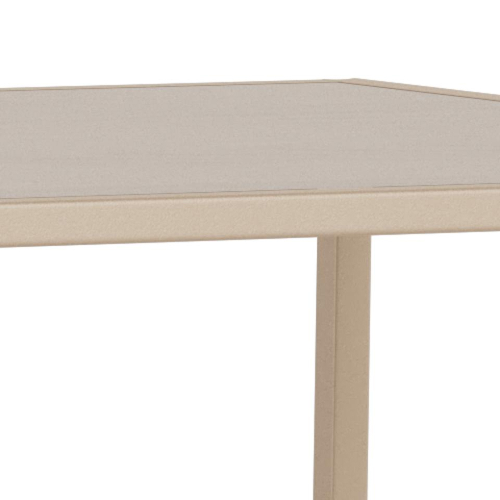 Salvo Melamine Rectangular Coffee Table With Steel Base - Grey