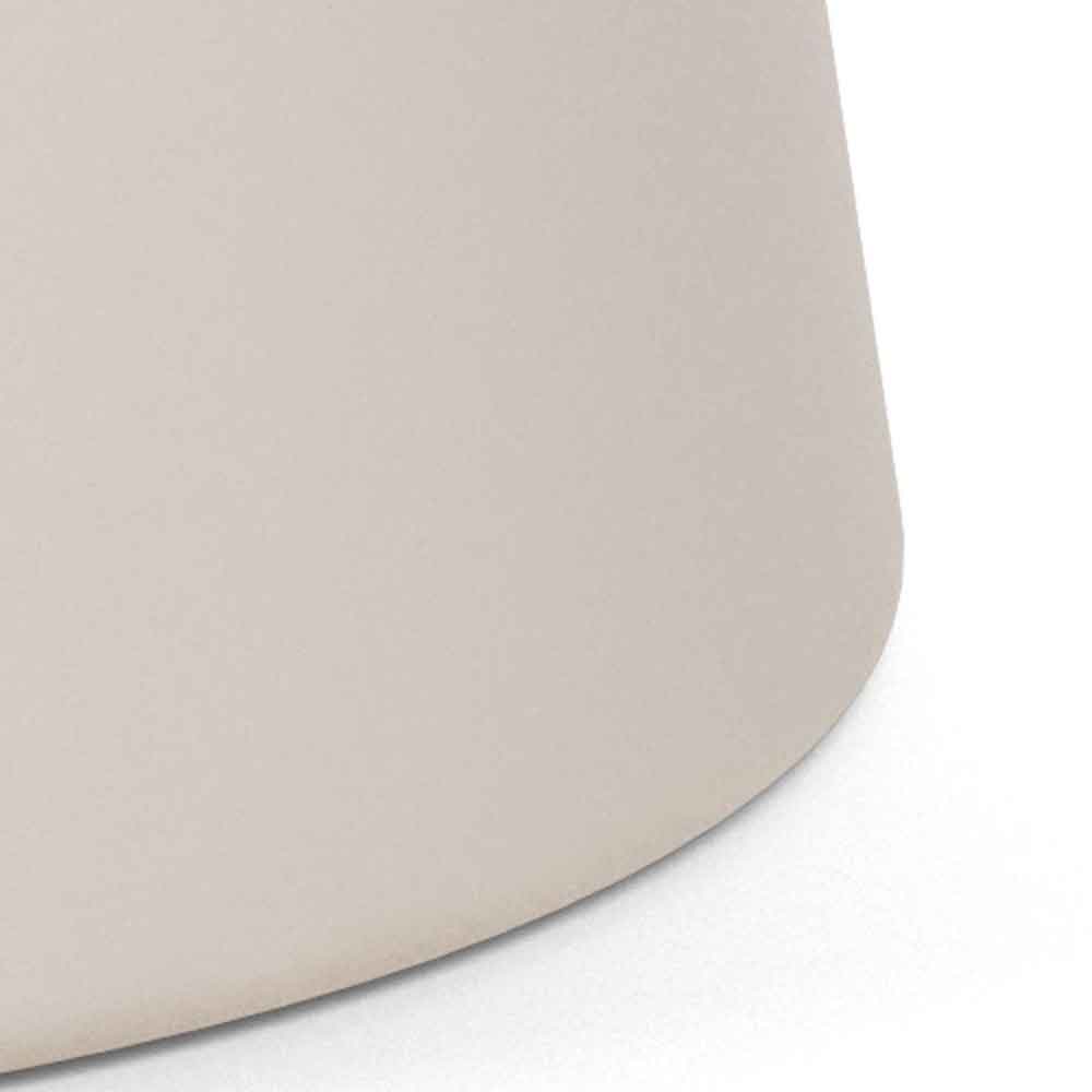 Salvo Wooden Round Dining Tables With Steel Base - Grey