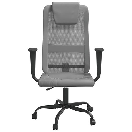 Salvo Mesh Fabric Home And Office Chair In Grey