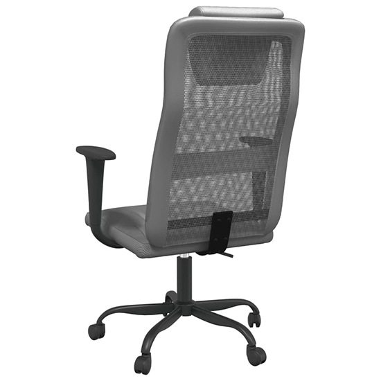 Salvo Mesh Fabric Home And Office Chair In Grey