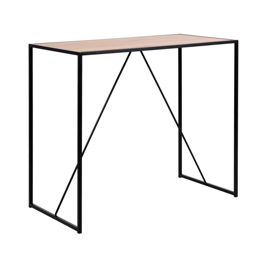 Read more about Salvo wooden bar table rectangular in matt wild oak