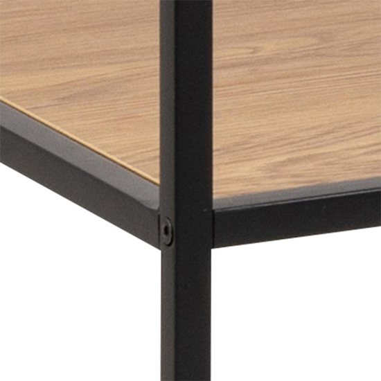 Salvo Wooden Clothes Rack With 4 Shelves In Matt Wild Oak_4