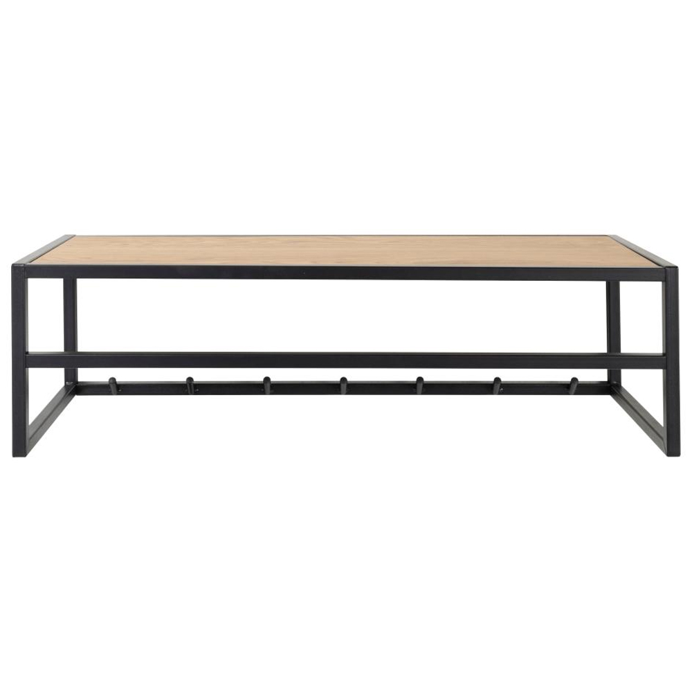 Salvo Wooden Clothes Rack In Matt Wild Oak