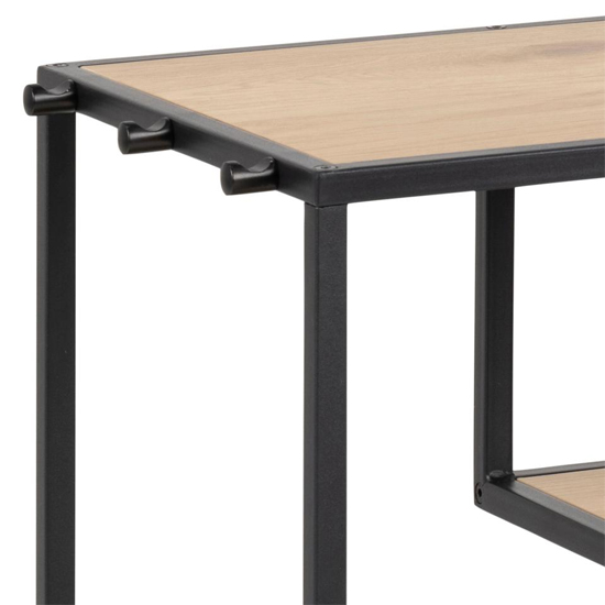 Salvo Wooden Drinks Trolley With 3 Shelves In Matt Wild Oak_4