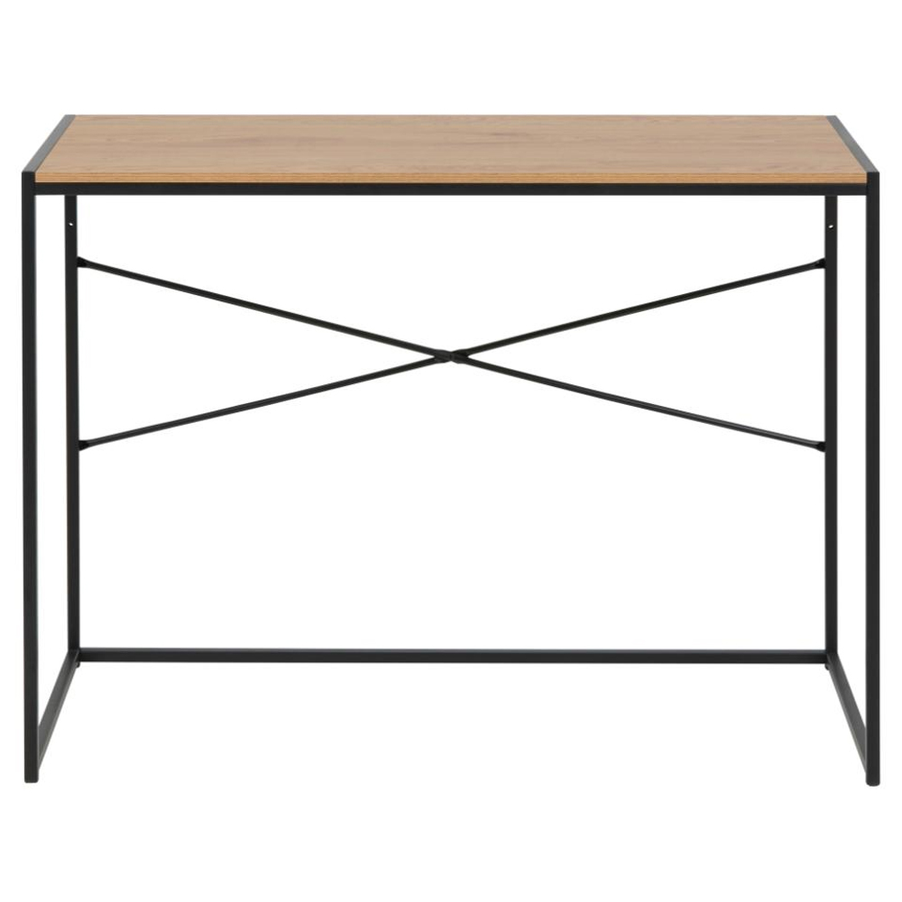 Salvo Wooden Laptop Desk In Matt Wild Oak