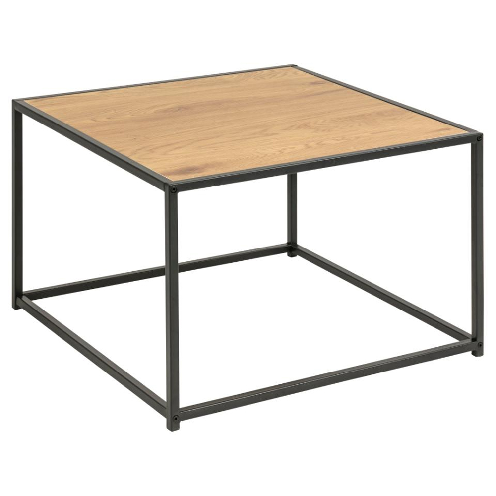 Salvo Wooden Square Coffee Table In Matt Wild Oak