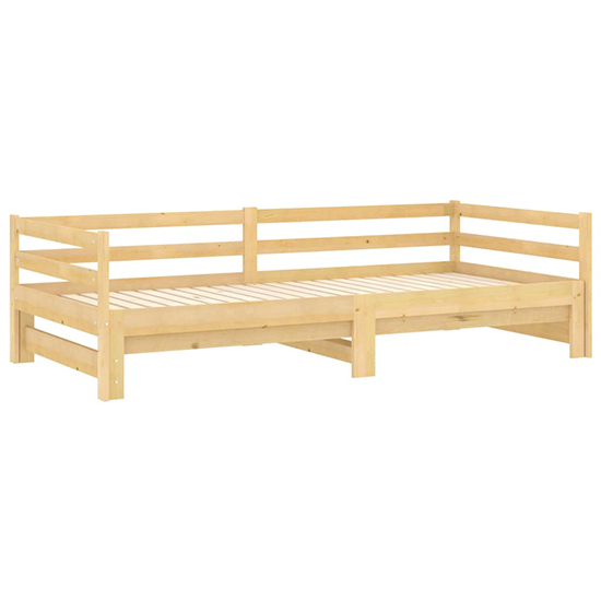 Sanchia Solid Pinewood Pull-Out Single Day Bed In Natural_5