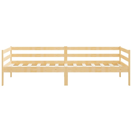 Sanchia Solid Pinewood Single Day Bed In Natural