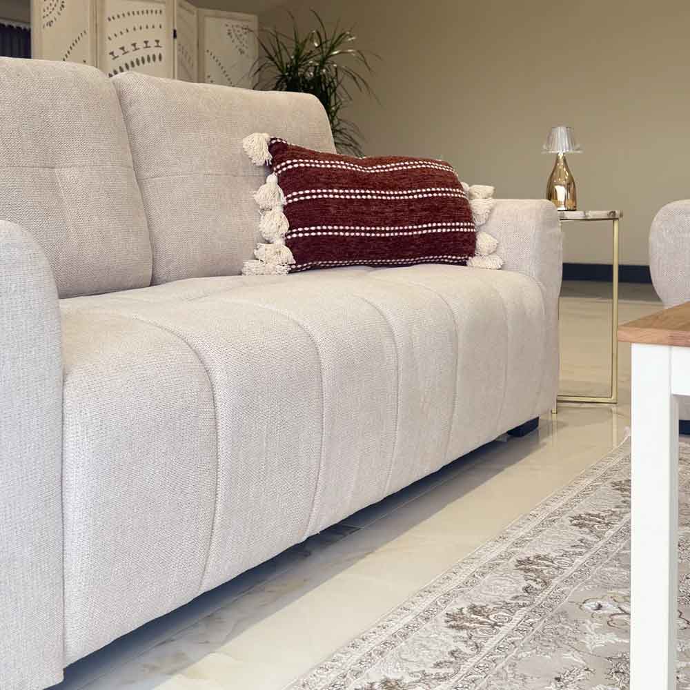Sandhurst Fabric 2+3 Seater Sofa Set in Beige
