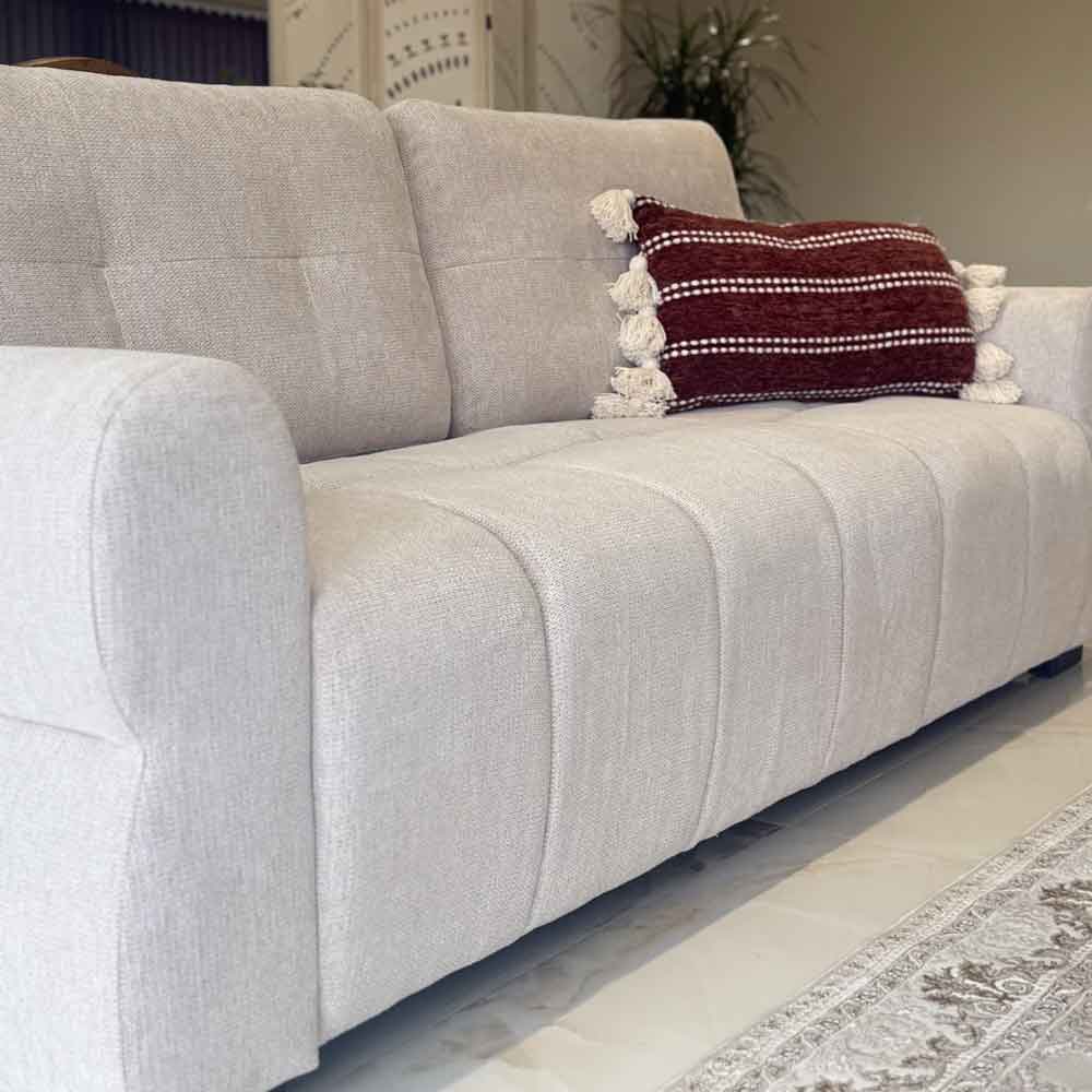 Sandhurst Fabric 3 Seater Sofa in Beige
