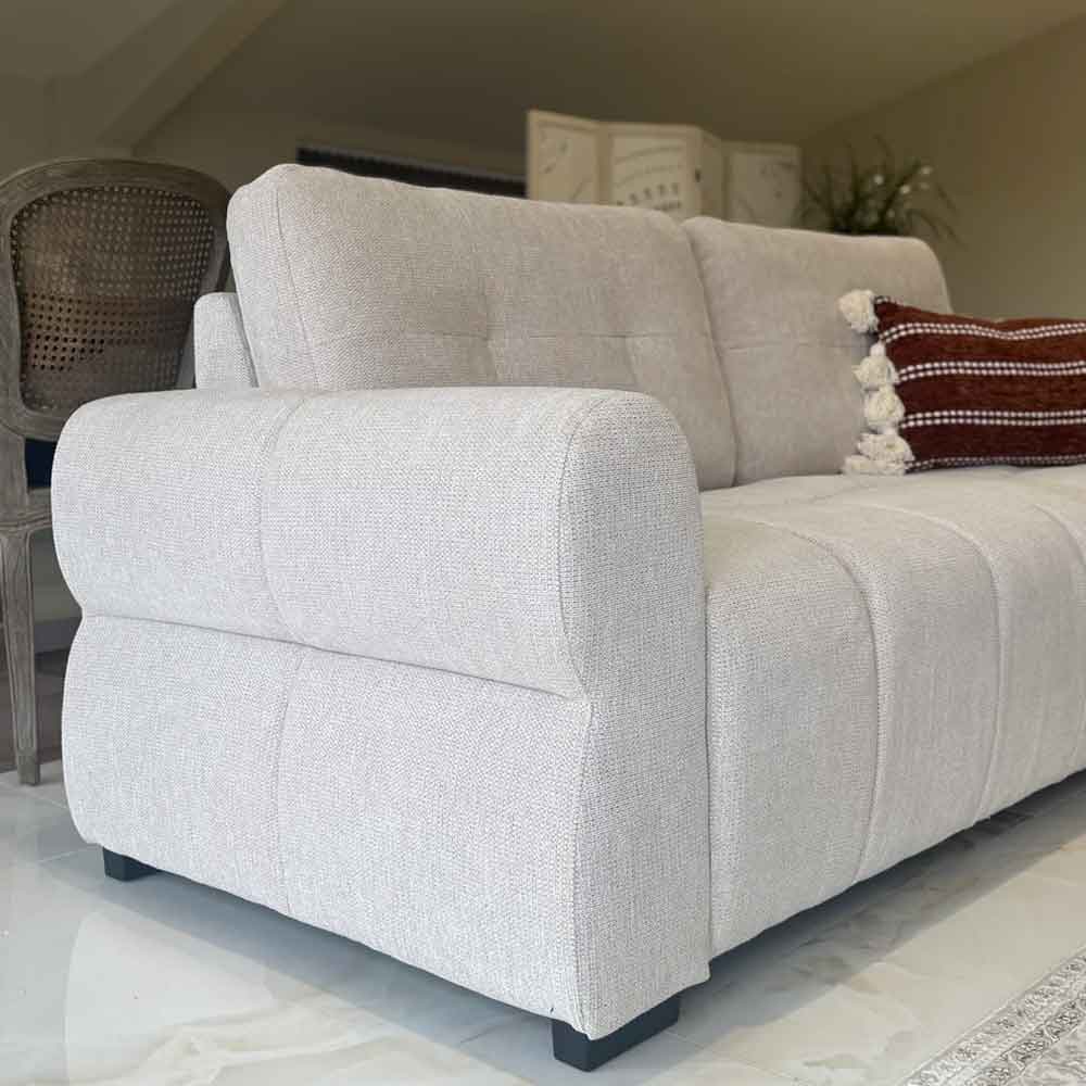 Sandhurst Fabric 3 Seater Sofa in Beige