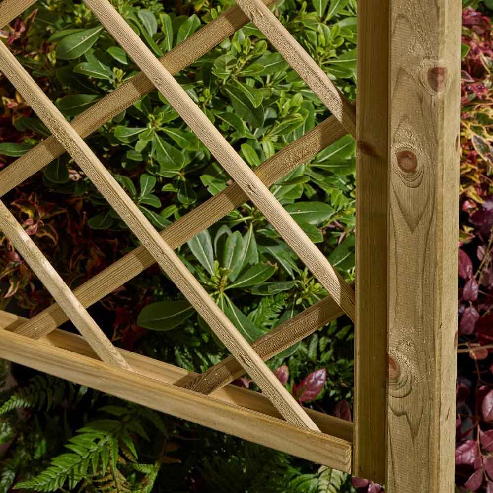 Sandiacre Garden Wooden Arch In Natural