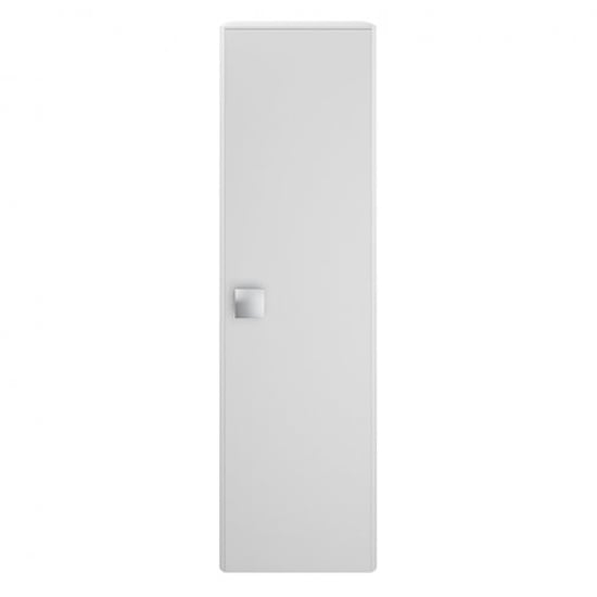 Product photograph of Sane 35cm Bathroom Wall Hung Tall Unit In Moon White from Furniture in Fashion