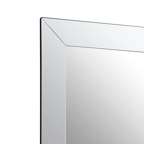 Sanford Large Rectangular Wall Mirror With Bevelled Sides
