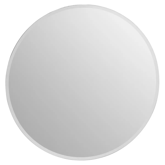 Read more about Sanford large round wall mirror with mirrored frame