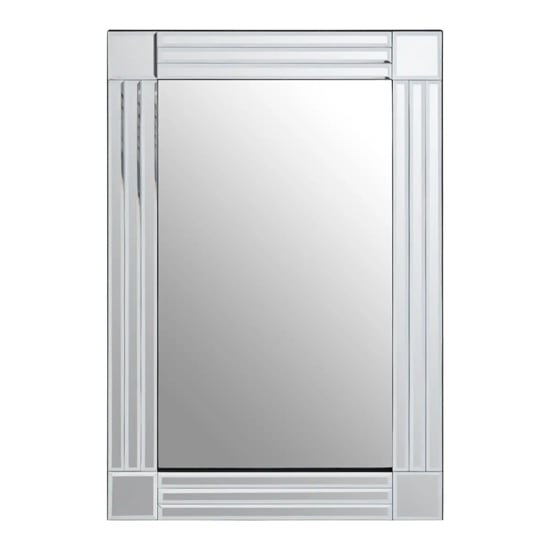 Product photograph of Sanford Large Triple Bevelled Wall Mirror from Furniture in Fashion