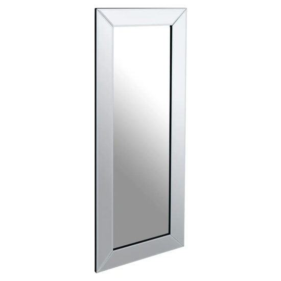 Sanford Small Rectangular Wall Mirror With Bevelled Sides