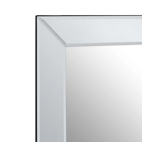 Sanford Small Rectangular Wall Mirror With Bevelled Sides