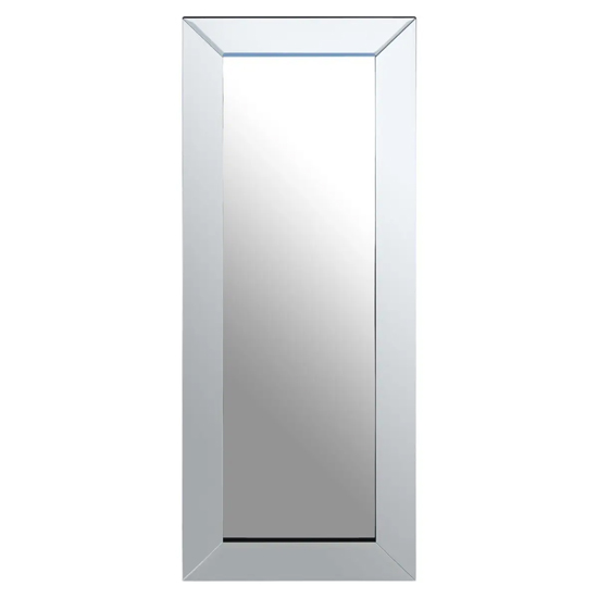 Read more about Sanford small rectangular wall mirror with bevelled sides