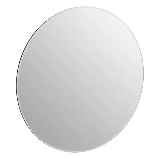 Sanford Small Round Wall Mirror With Mirrored Frame