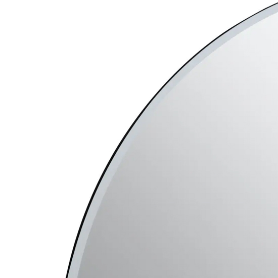 Sanford Small Round Wall Mirror With Mirrored Frame