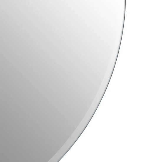 Sanford Small Round Wall Mirror With Mirrored Frame