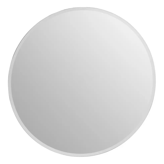 Read more about Sanford small round wall mirror with mirrored frame