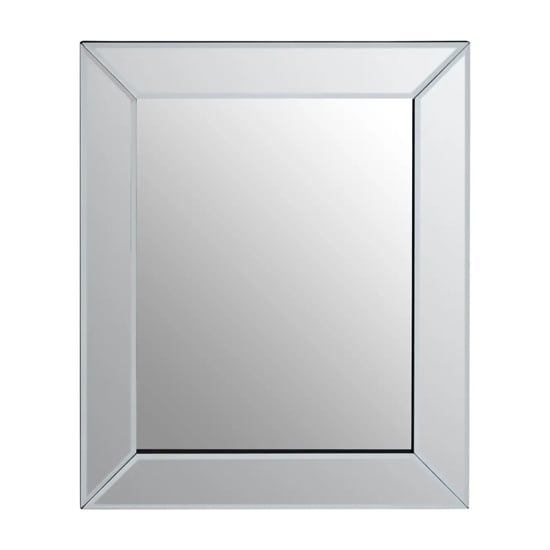 Read more about Sanford square wall mirror with bevelled corners