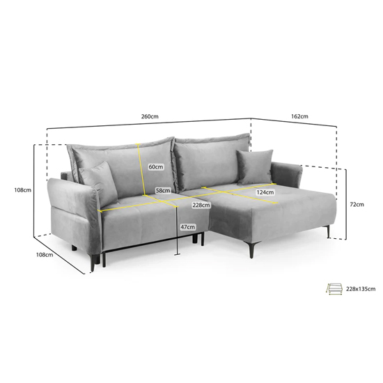 Sanford Universal Plush Velvet Sofa Bed In Blue_3