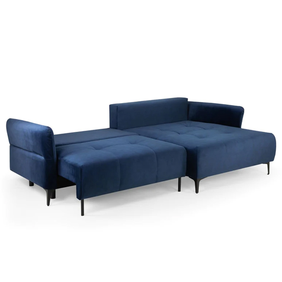Sanford Universal Plush Velvet Sofa Bed In Blue_4