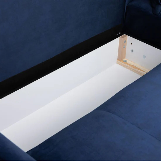 Sanford Universal Plush Velvet Sofa Bed In Blue_5