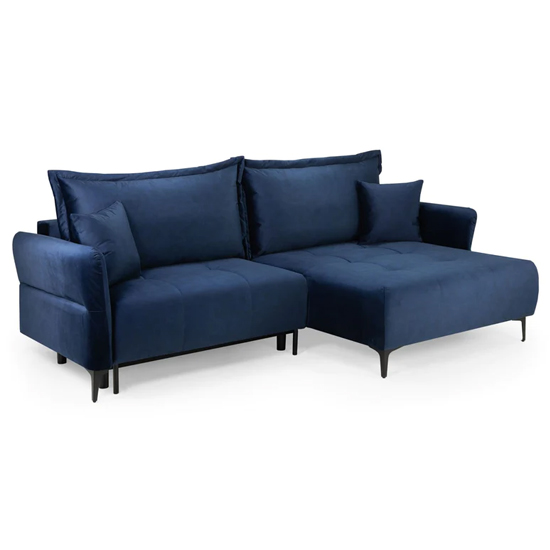 Sanford Universal Plush Velvet Sofa Bed In Blue_1