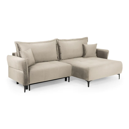 Sanford Universal Plush Velvet Sofa Bed In Mocha