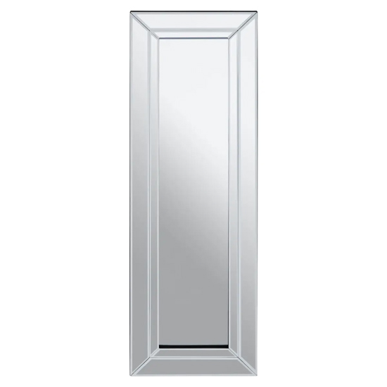 Read more about Sanford wall mirror with bevelled design frame