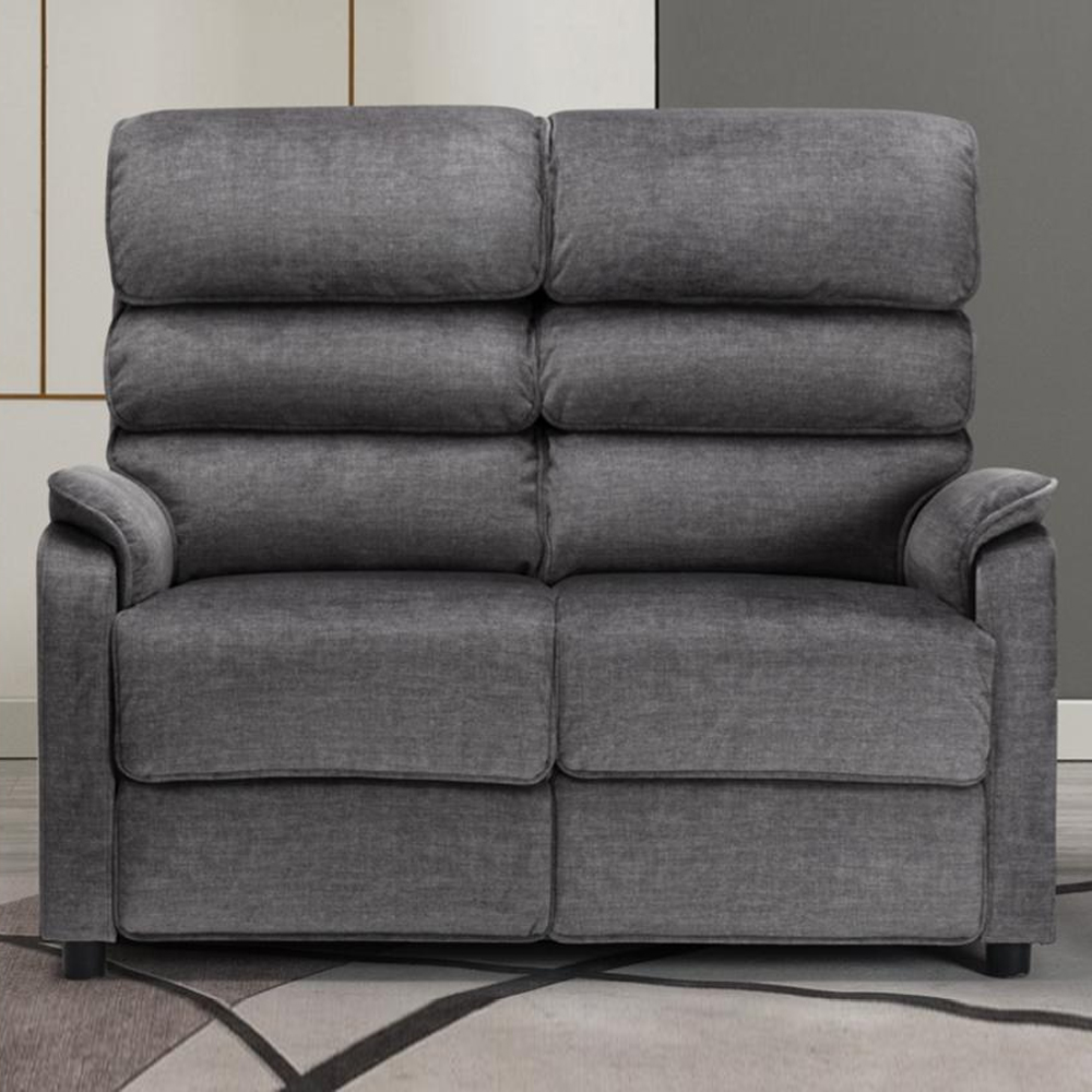 Sanur Fabric 3+2 Seater Sofa Set In Grey