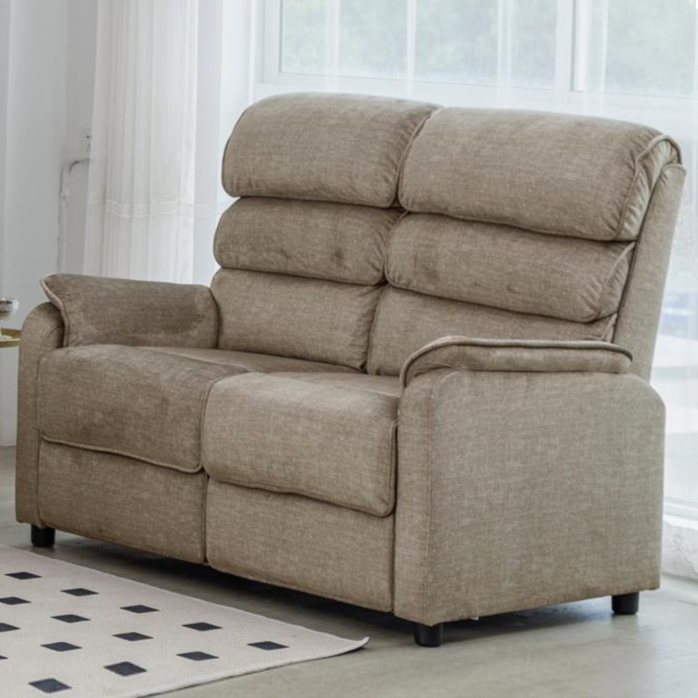 Sanur Fabric 3+2 Seater Sofa Set In Taupe