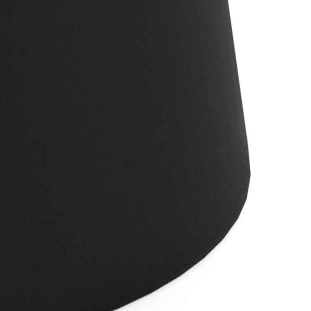 Sarasota Ceramic Round Side Table With Black Steel Base - White