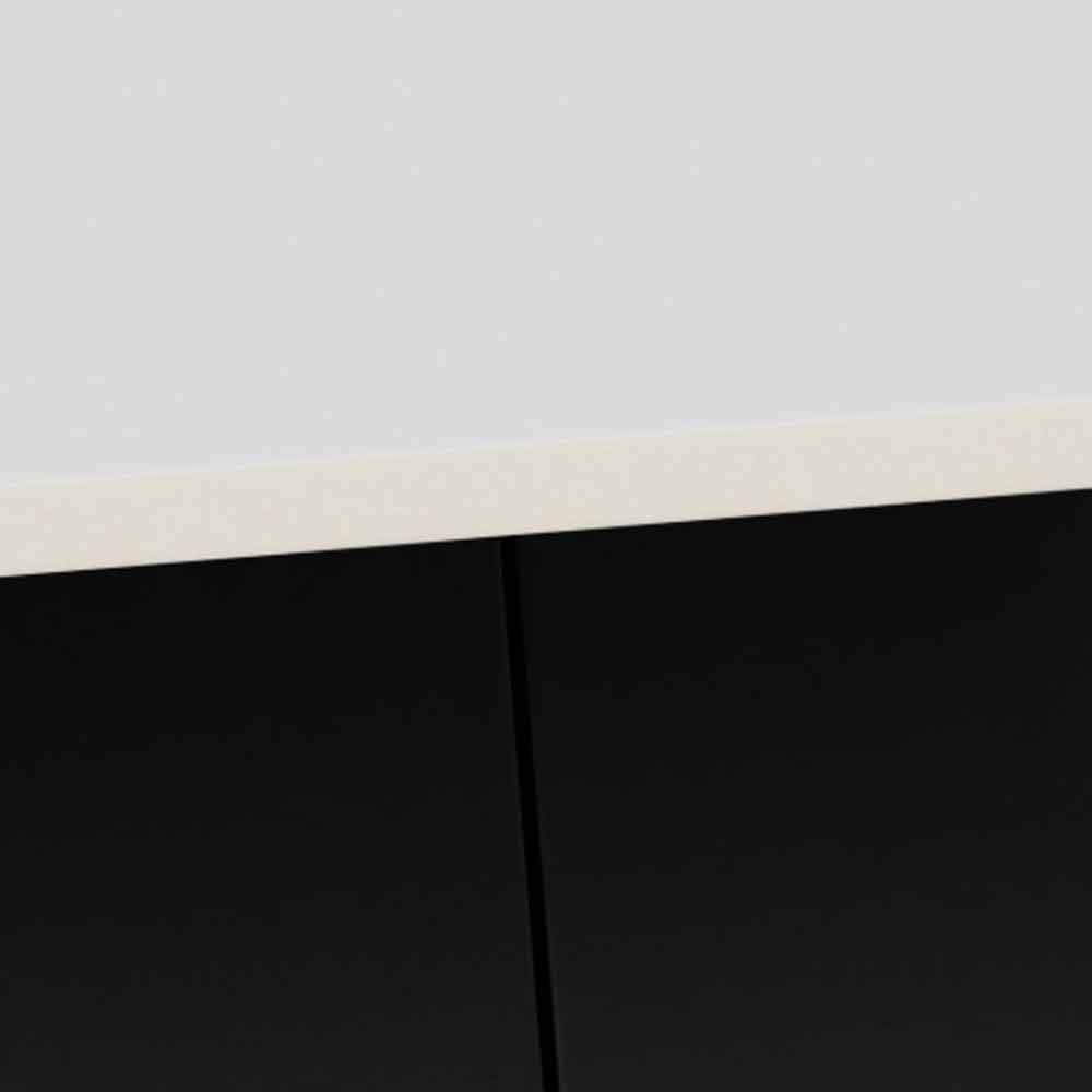 Sarasota Ceramic Square Dining Table With Black Steel Base - White