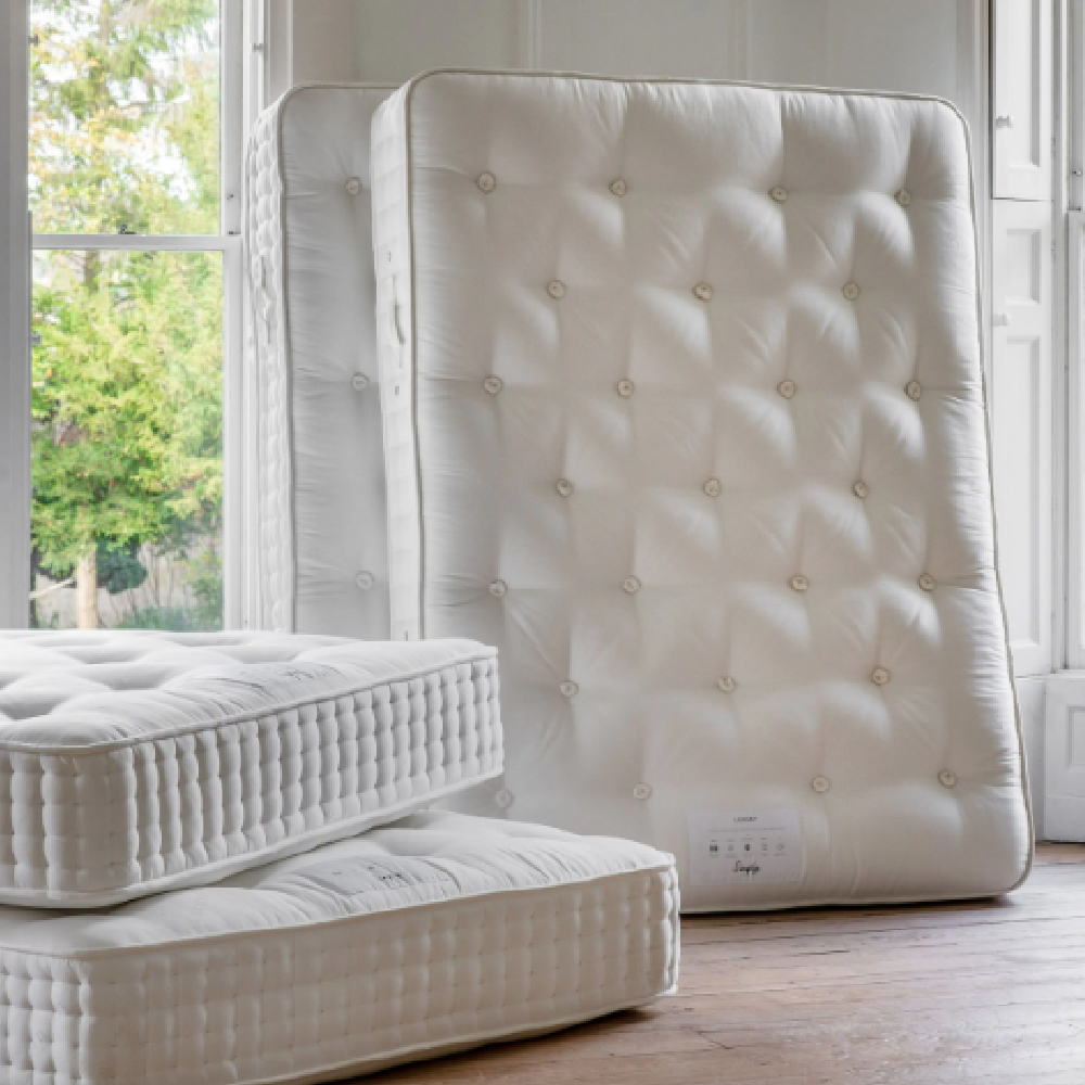 Saratoga Luxury 2000 Fabric King Size Mattress In White