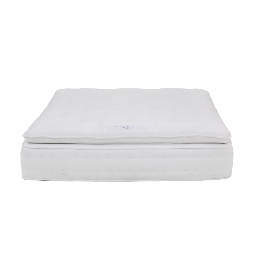 Read more about Saratoga fabric super king size pillowtop mattress in white