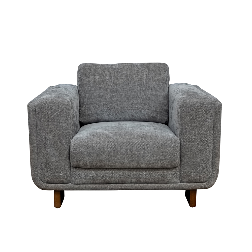 Sarlune Fabric Sofa Suite in Grey