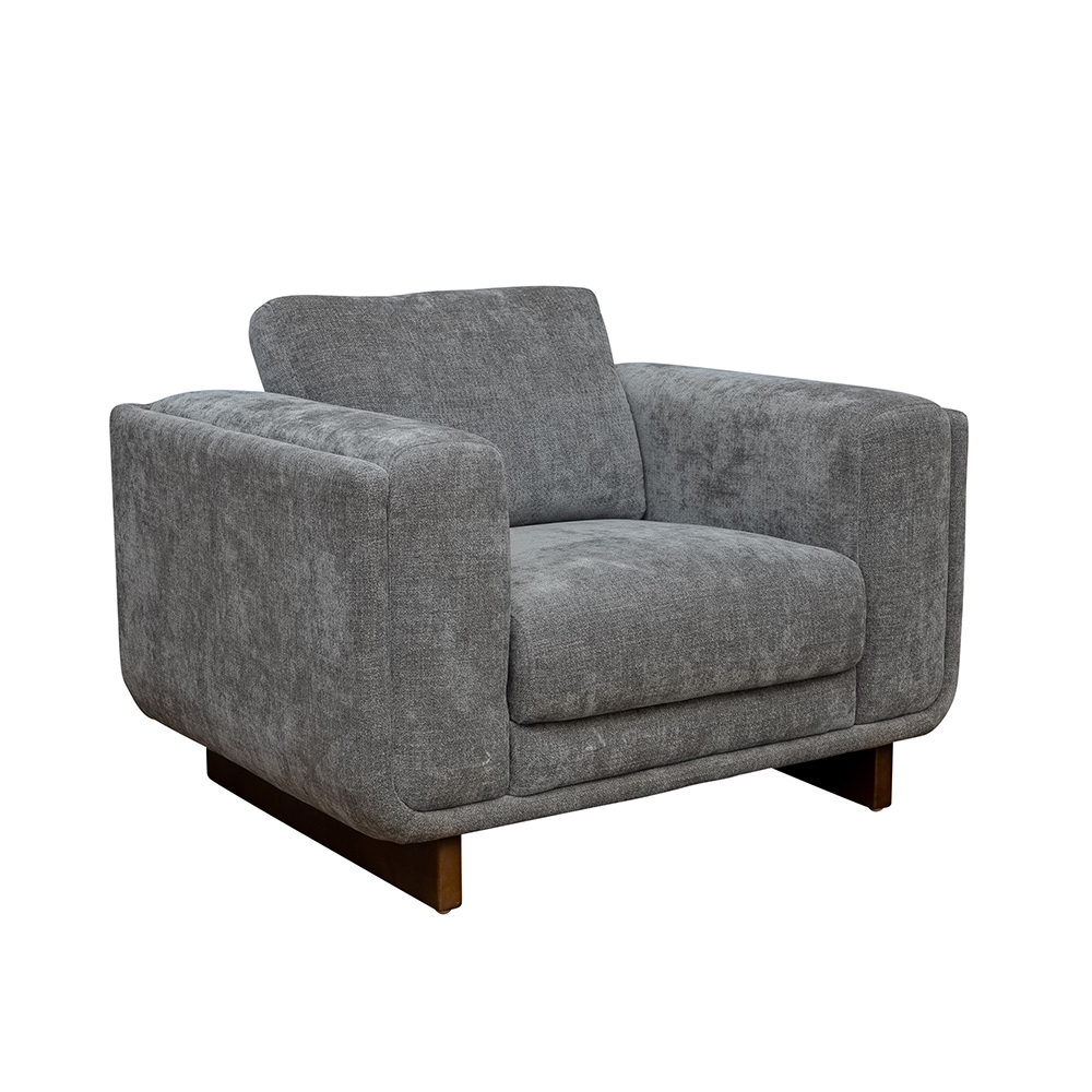 Sarlune Fabric Sofa Suite in Grey